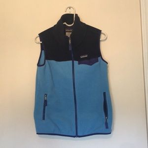 Patagonia Sky Blue/Navy Synchilla Vest